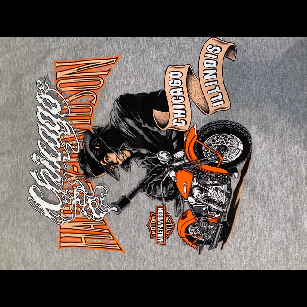 New vintage style Harley-Davidson Chicago Shirt